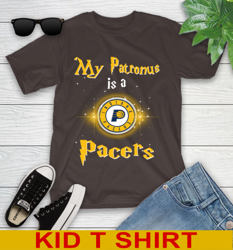 NBA Basketball Harry Potter My Patronus Is A Indiana Pacers Youth T-Shirt 6