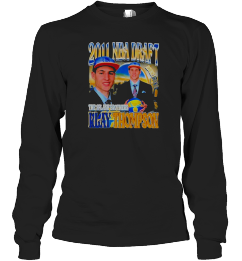 2011 NBA Draft The Splash Brothers Klay Thompson Long Sleeve T-Shirt