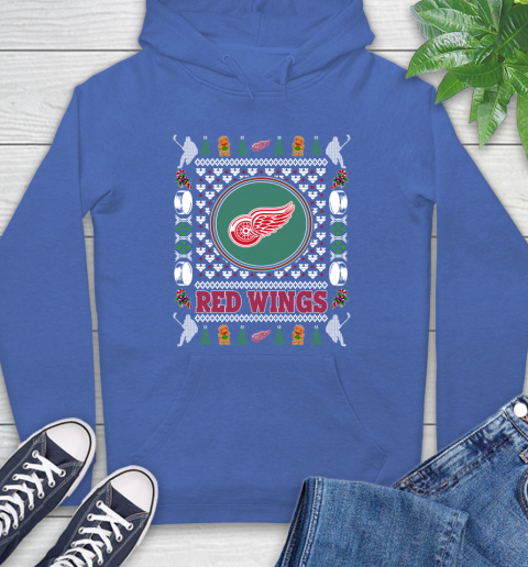 Detroit Red Wings Merry Christmas NHL Hockey Loyal Fan Ugly Shirt 21