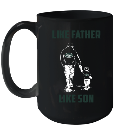 New York Jets NFL Football Like Father Like Son Sports Ceramic Mug 15oz