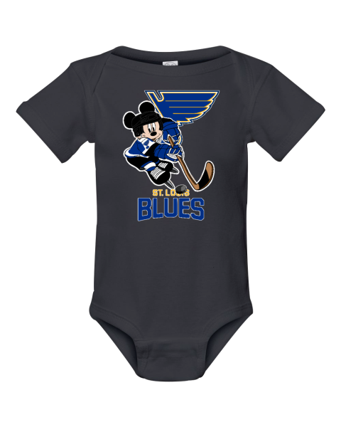 NHL St.Louis Blues Mickey Mouse Disney Hockey Infant Bodysuit