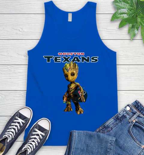 Houston Texans NFL Football Groot Marvel Guardians Of The Galaxy Tank Top 5