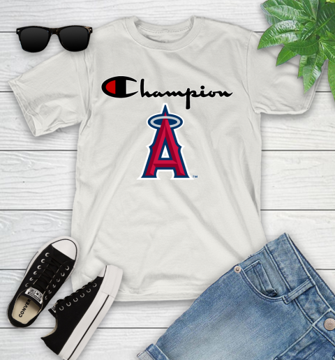 MLB Baseball Los Angeles Angels Champion Shirt Youth T-Shirt 11