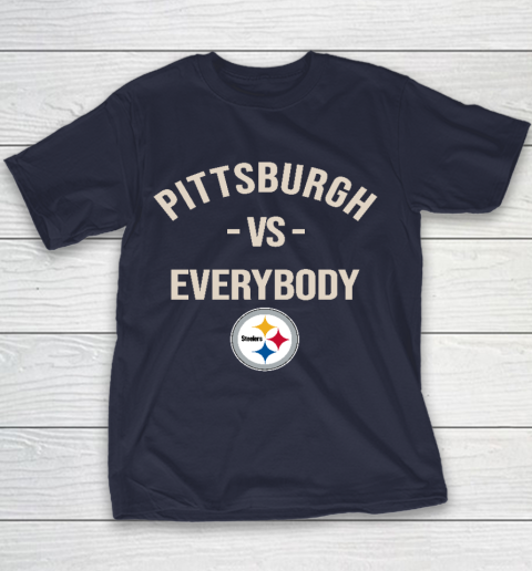Pittsburgh Steelers Vs Everybody Youth T-Shirt 2