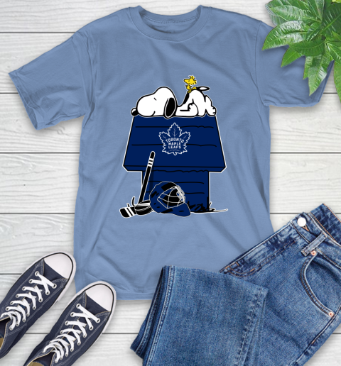 Toronto Maple Leafs NHL Hockey Snoopy Woodstock The Peanuts Movie T-Shirt 11