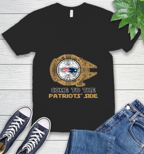 NFL Come To The New England Patriots Wars Football Sports V-Neck T-Shirt