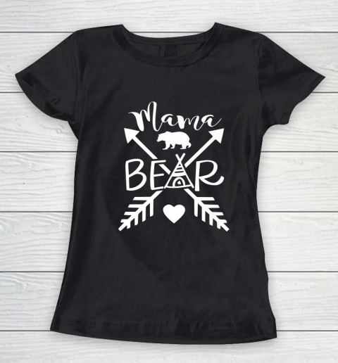 Mama Bear Arrow Heart Women's T-Shirt