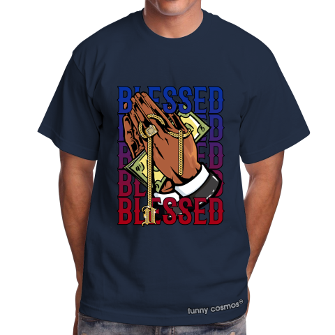 Air Jordan 1 Top 3 Jordan 1 Matching Sneaker tshirt Drake Blessed Red and Blue Jordan Tshirt