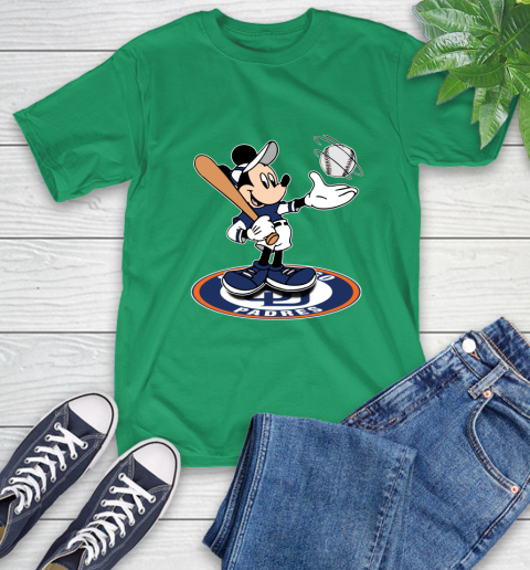 MLB Baseball San Diego Padres Cheerful Mickey Disney Shirt T-Shirt 8