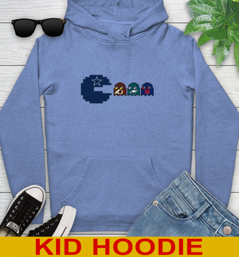 Dallas Cowboy NFL Football Pac Man Champion Youth Hoodie 12