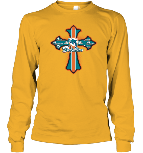 NFL Miami Dolphins American Flag Youth Long Sleeve - Rookbrand