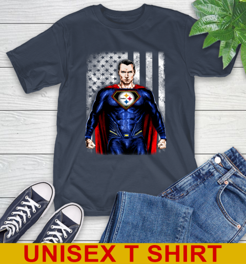 NFL Football Pittsburgh Steelers Superman DC Shirt T-Shirt 3