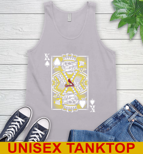 St.Louis Cardinals MLB Baseball The King Of Spades Death Cards Shirt Tank Top 3