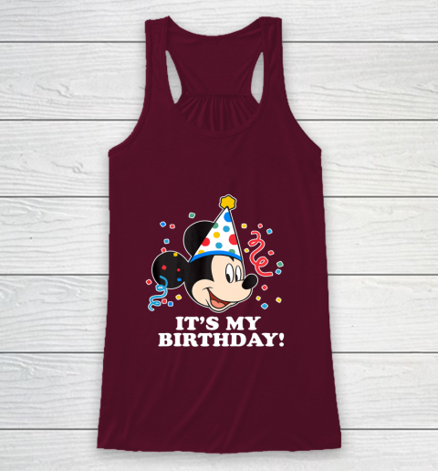 Disney Mickey Mouse Its My Birthday Racerback Tank 2