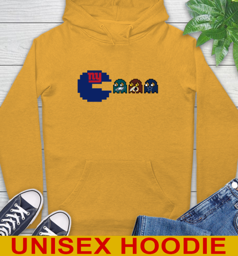 New York Giants NFL Football Pac Man Champion Hoodie