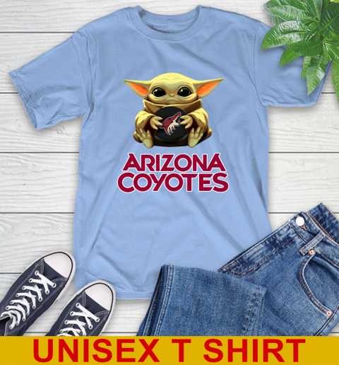 NHL Hockey Arizona Coyotes Star Wars Baby Yoda Shirt 11