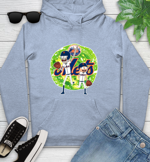 MLB New York Mets Rick And Morty Baseball Sports Youth Hoodie 10