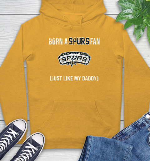 NBA San Antonio Spurs Loyal Fan Just Like My Daddy Basketball Shirt Hoodie 2