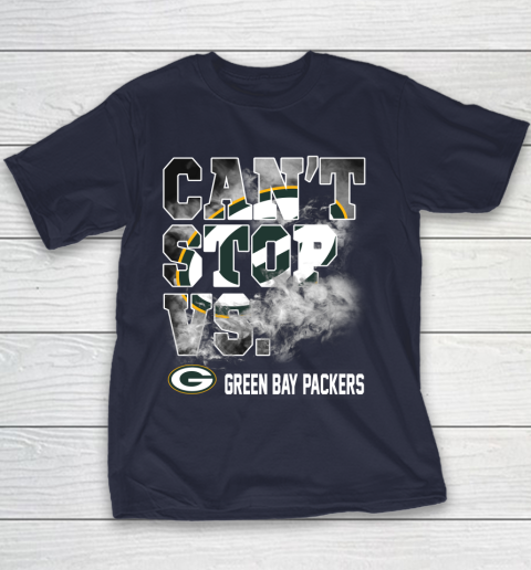 NFL Green Bay Packers Can't Stop Vs Youth T-Shirt 2