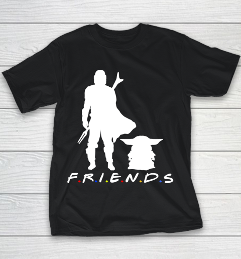 Star Wars Shirt Best friends l Mando and baby Yoda Youth T-Shirt