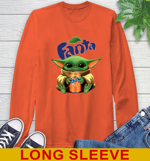 Star Wars Baby Yoda Hugs Fanta Soft Drink Shirt 62