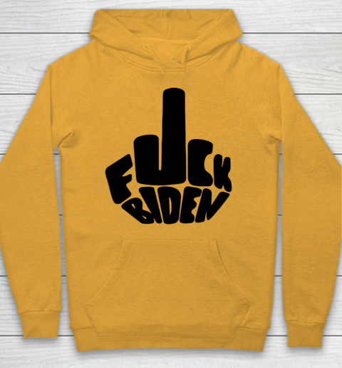 Fuck Joe Biden Cute Middle Finger Anti Biden Hoodie 2