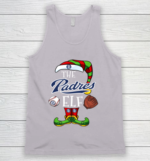 San Diego Padres Christmas ELF Funny MLB Tank Top 3