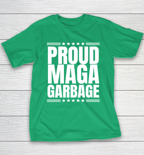 Proud MAGA Garbage Trump Supporter Youth T-Shirt 4