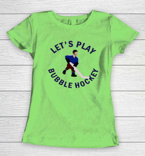 Bubble Hockey Let's Play Women's T-Shirt - Image 6