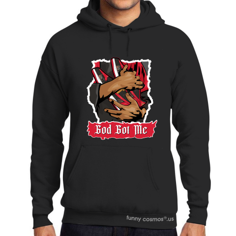 Air Jordan 1 CNY Matching Sneaker Shirt God Got Me Red And Black Sneaker Black Shirt
