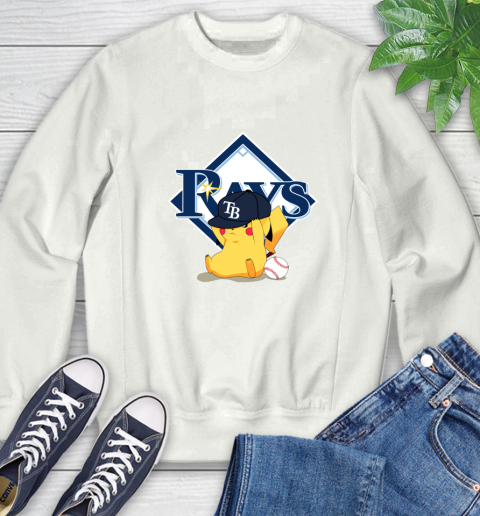 MLB Pikachu Baseball Sports Tampa Bay Rays Sweatshirt