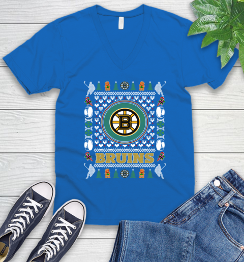Boston Bruins Merry Christmas NHL Hockey Loyal Fan Ugly Shirt 52