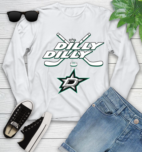 NHL Dallas Stars Dilly Dilly Hockey Sports Youth Long Sleeve