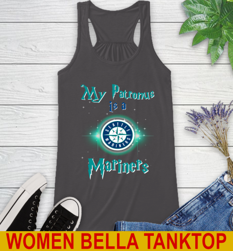 MLB Baseball Harry Potter My Patronus Is A Seattle Mariners Racerback Tank 10
