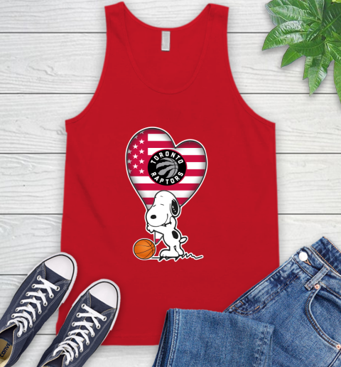 Toronto Raptors NBA Basketball The Peanuts Movie Adorable Snoopy Tank Top 6