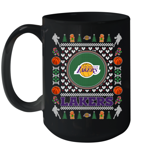 Los Angeles Lakers Merry Christmas NBA Basketball Loyal Fan Ceramic Mug 15oz