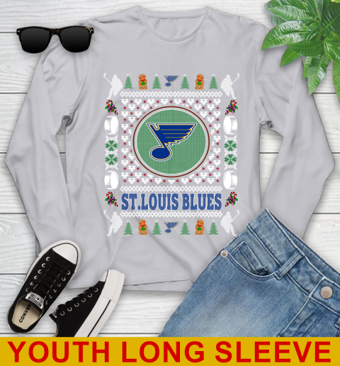 St.Louis Blues Merry Christmas NHL Hockey Loyal Fan Youth Long Sleeve 5