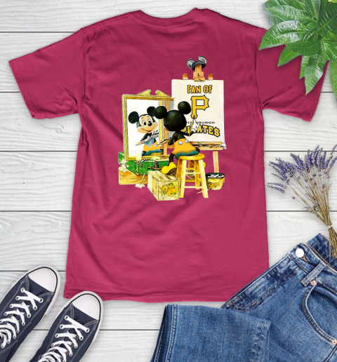 MLB Baseball Pittsburgh Pirates Mickey Drawing Shirt 78
