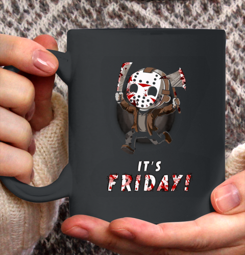 It's Friday 13th Funny Halloween Horror Ceramic Mug 11oz