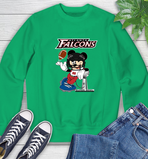 NFL Atlanta Falcons Mickey Mouse Disney Super Bowl Football T Shirt Sweatshirt 6