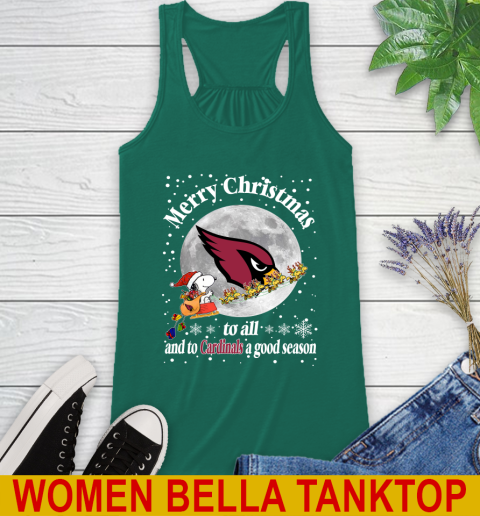 Arizona Cardinals Merry Christmas To All And To Cardinals A Good Season NFL Football Sports Racerback Tank 5