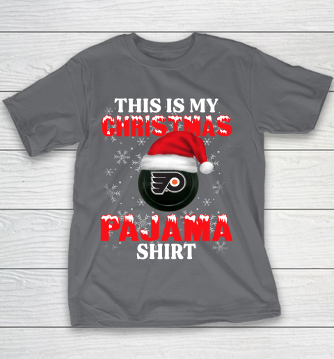 Philadelphia Flyers This Is My Christmas Pajama Shirt NHL Youth T-Shirt 5