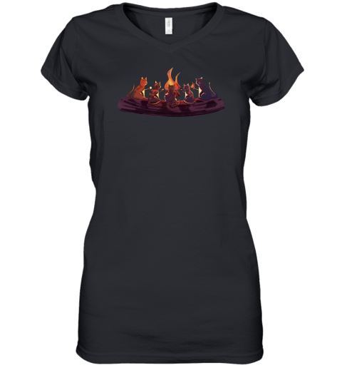 Campfire Cats Women's V