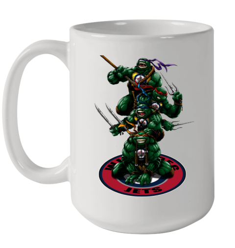 NHL Hockey Winnipeg Jets Teenage Mutant Ninja Turtles Shirt Ceramic Mug 15oz