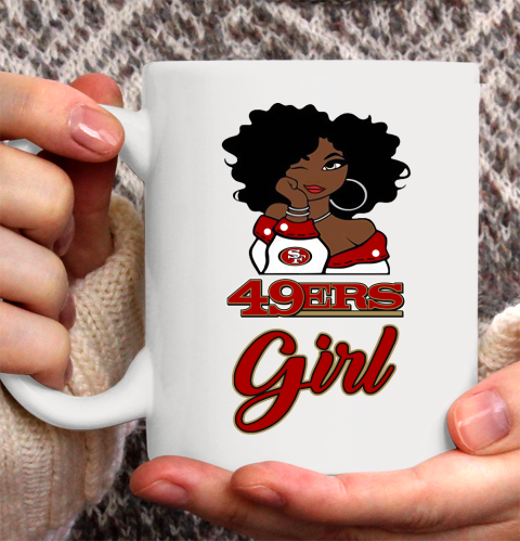 San Francisco 49ers Girl NFL Ceramic Mug 11oz 4
