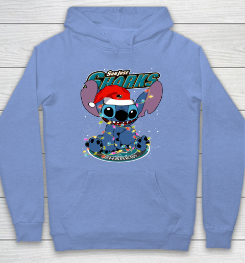 San Jose Sharks NHL Hockey noel stitch Christmas Hoodie 7