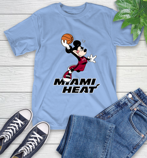 NBA Basketball Miami Heat Cheerful Mickey Mouse Shirt T-Shirt 13 NBA Basketball Miami Heat Cheerful Mickey Mouse Shirt T-Shirt - Image 13
