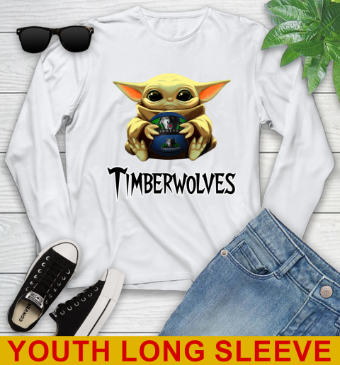 NBA Basketball Minnesota Timberwolves Star Wars Baby Yoda Shirt 122