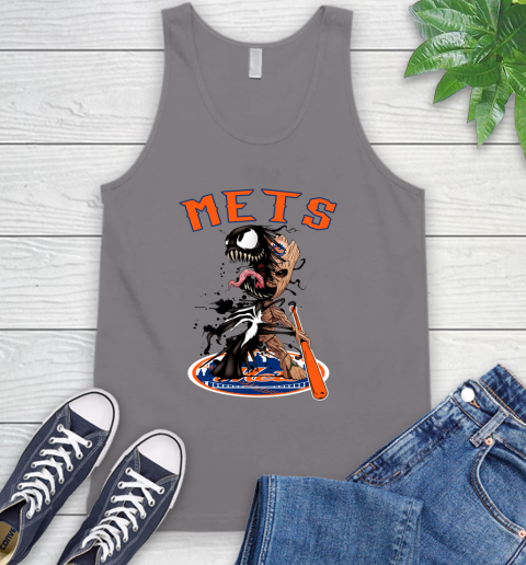 MLB New York Mets Baseball Venom Groot Guardians Of The Galaxy Tank Top 7
