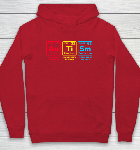 Autism Awareness Elements Periodic Table Hoodie 6